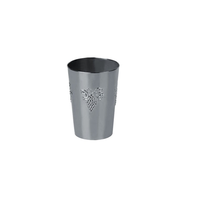 Vaso PP plateado con motivo de racimo de uvas 180ml A80mm - 300Uds