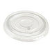 Tapa plana transparente PET para 210POB60 Ø72mm - 1000Uds