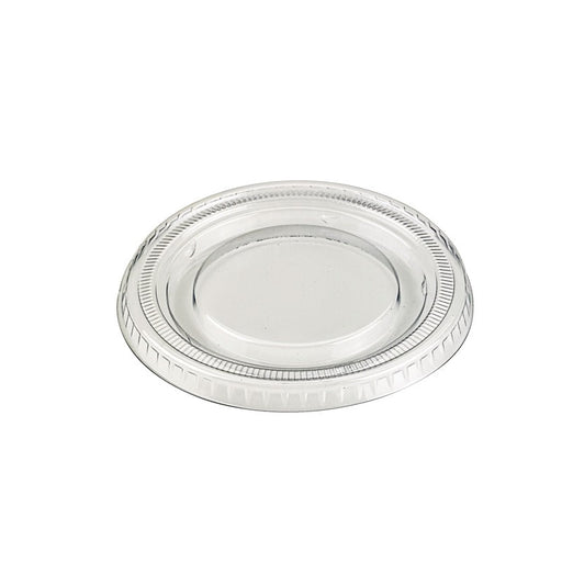 Tapa plana transparente de plástico PET H10mm - 1000Uds