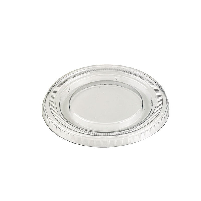 Tapa plana transparente de plástico PET H10mm - 1000Uds