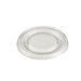 Tapa plana transparente de plástico PET H10mm - 1000Uds