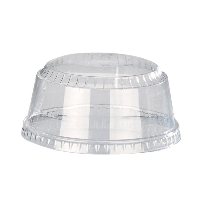 Tapa cúpula PET sin agujuero Ø98mm - 1000Uds