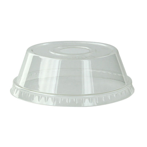 Tapa cúpula transparente PET con agujero para 210GKSMOO Ø95mm - 1000Uds