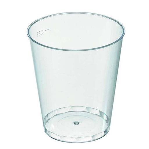 Vaso de postre de plástico PET transparente H82,5mm 240ml - 1000Uds