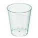 Vaso de postre de plástico PET transparente H82,5mm 240ml - 1000Uds