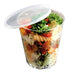 Vaso de postre de plástico PET transparente H82,5mm 240ml - 1000Uds