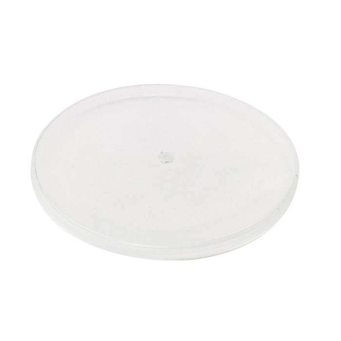 Tapa plana transparente PP Ø75mm A5mm - 2000Uds