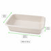 Bandeja de pulpa GN sellable tipo 1/4 1450ml 265x160mm A55mm - 400Uds