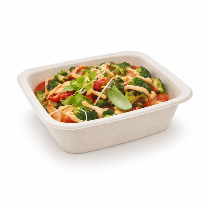 Bandeja de pulpa GN sellable tipo 1/8 A46 585ml 160x130mm A46mm - 400Uds