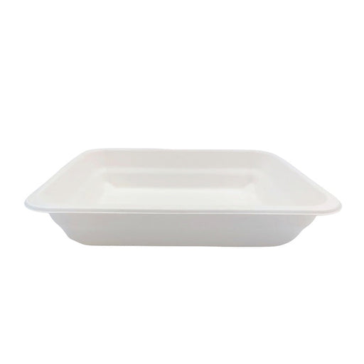 Bandeja de Pulpa laminado PLA sellable 1300ml 227x178mm A45mm - 200Uds