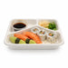 Bandeja de Pulpa laminada PLA Menu 3 compartimentos - 200Uds