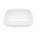 Tapa de cúpula rectangular transparente PET 181x167mm A9mm - 400Uds