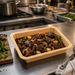 Bandejas GN 1/2 sellables de cartón 325x265mm H48mm - 200Uds