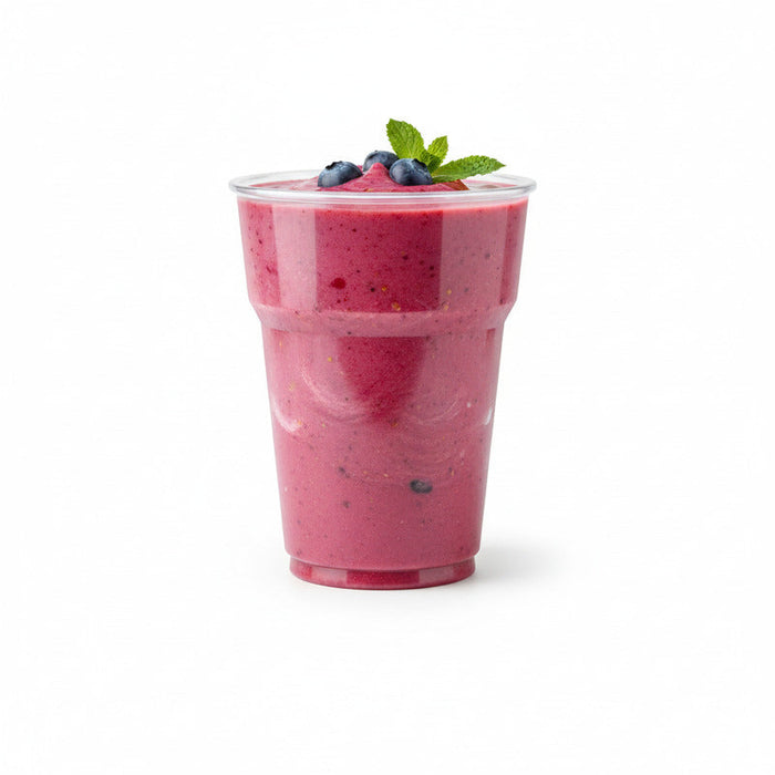 Vaso de postre de plástico PLA transparente 250ml A85mm - 1250Uds