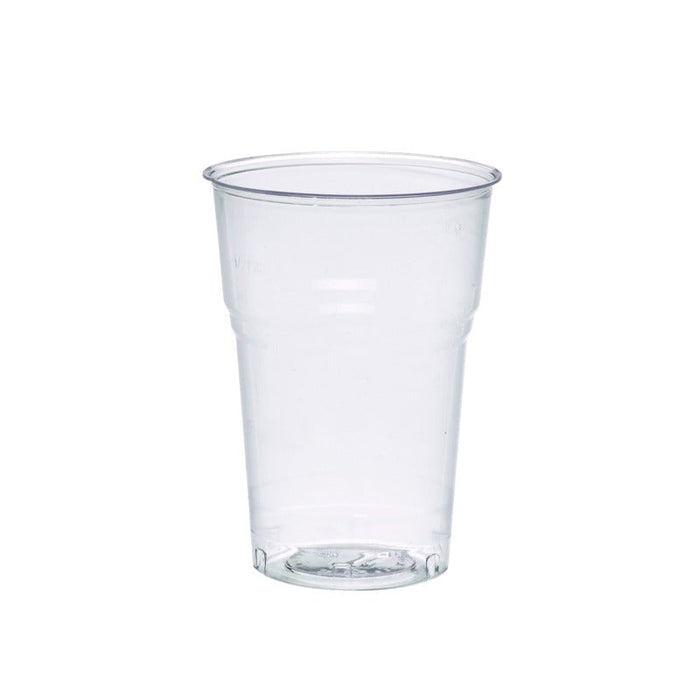 Vaso de postre de plástico PLA transparente 400ml A115mm - 1000Uds