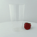 Vaso de postre de plástico PLA transparente 670ml A155mm - 1000Uds