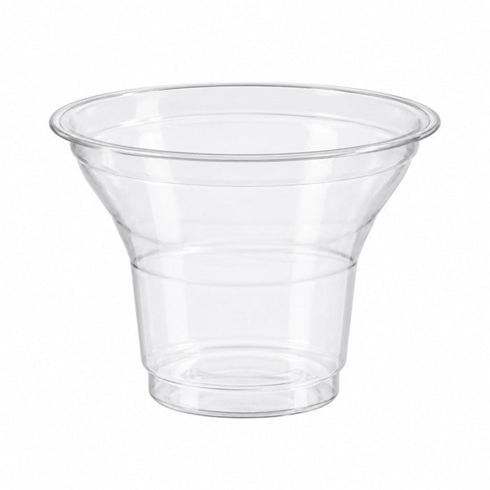 Vaso de postre de plástico PLA transparente 90ml A57mm - 1000Uds