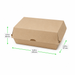 Caja Kraft Kebab Talla S 235x137mm H80mm - 300Uds
