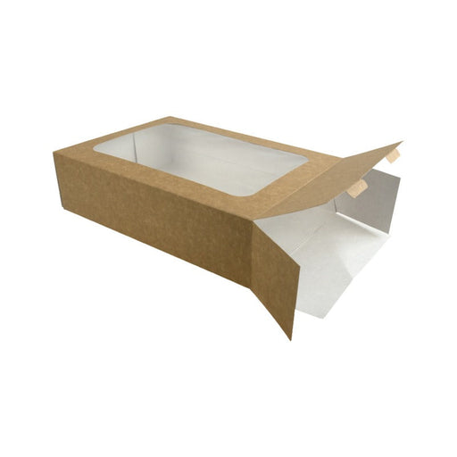 Estuche de cartón kraft para bandeja de comida 310x223mm A83mm - 100Uds