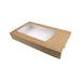 Estuche de cartón kraft para bandeja de comida 455x311mm H81mm - 100Uds