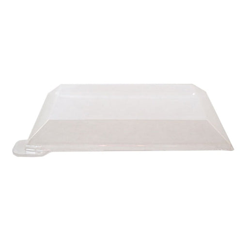 Tapa cúpula PET transparente con pestaña Klarity 100x100mm A16mm - 100Uds