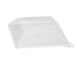 Tapa cúpula PET transparente con pestaña Klarity para 210KLAR1313 130x130mm A30mm - 100Uds