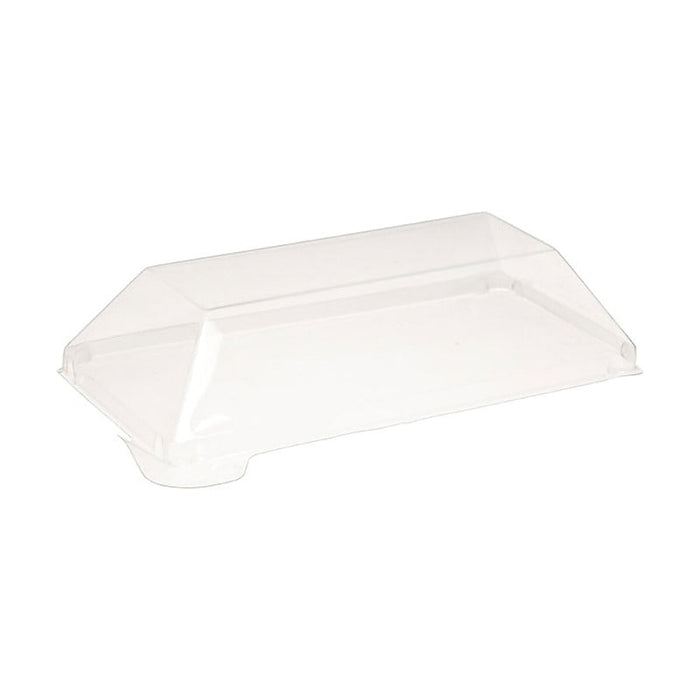 Tapa cúpula PET transparente con pestaña Klarity para 210KLAR1365 130x65mm - 200Uds