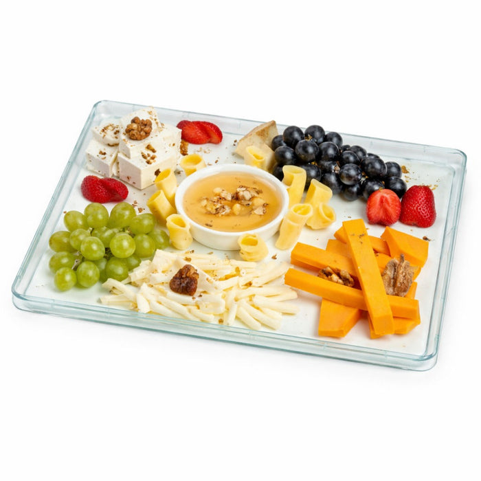 Bandeja Klarity verde transparente 380x274mm A18mm - 50Uds