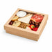 Caja cuadrada de cartón marrón con tapa ventana PLA KRAY 1300ml 205x205mm A40mm - 200Uds