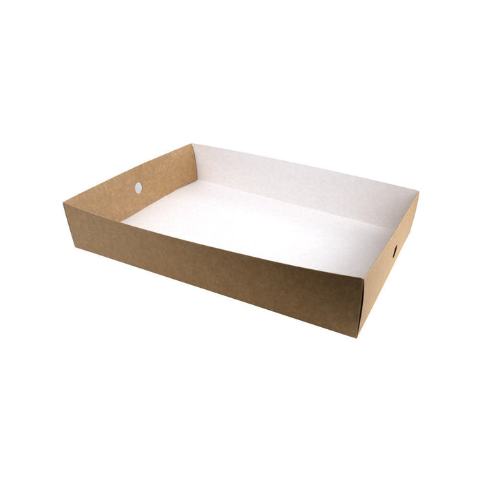 Bandeja de cartón kraft 450x308mm H79mm - 100Uds