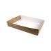 Bandeja de cartón kraft 450x308mm H79mm - 100Uds