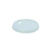 Tapa cúpula blanca de PS con pico vertedor Ø62mm - 1000Uds