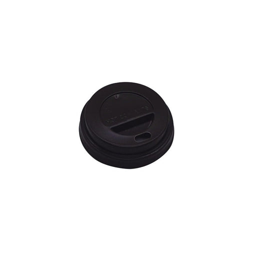 Tapa cúpula marrón con pico vertedor de plástico PS Ø62mm - 1000Uds