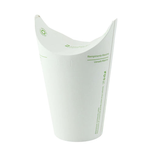 Caja de cartón blanco con cierre integrado 375ml A105mm - 500Uds