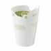 Caja de cartón blanco con cierre integrado 250ml A81mm - 500Uds