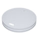 Tapa plana de cartón blanco sin plástico, Base agua Ø90mm - 1000Uds
