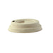 Tapa cúpula marrón con pico vertedor de pulpa para bebida caliente Ø62mm - 2000Uds
