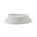Tapa cúpula blanca con pico vertedor de pulpa para bebida caliente Ø90mm - 1000Uds