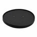 Tapa plana negra de cartón kraft perforado para vapor Ø185mm - 360Uds