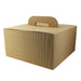 Caja de cartón ondulado kraft LUNCHNGO con asa 335x335mm A175mm - 20Uds