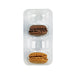 Inserto para 4 macarrones 128x68mm A23mm - 250Uds