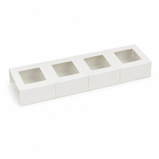 Soporte cartón 4 mini vasos 330x85mm A37mm - 200Uds