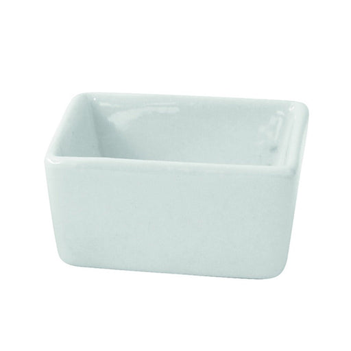 Mini cuenco cuadrado de porcelana blanca 60x60mm A53mm - 24Uds