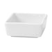 Mini cuenco cuadrado de porcelana blanca 70x70mm A31mm - 24Uds