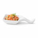 Mini cuchara cuadrada de porcelana blanca 96x53mm A15mm - 24Uds