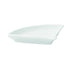 Mini abanico de porcelana blanca 100x76mm A14mm - 24Uds