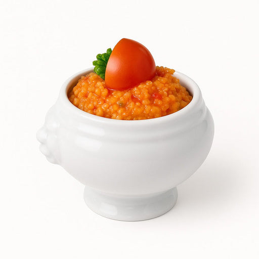 Mini sopera de porcelana blanca 80x65mm A50mm - 36Uds