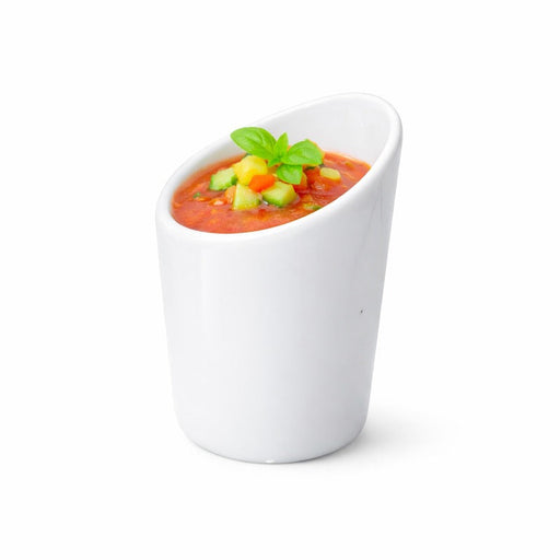 Mini porcelana vaso de porcelana blanca A80mm - 24Uds
