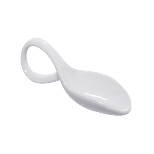 Mini cuchara porcelana blanca 118x41mm A30mm - 24Uds