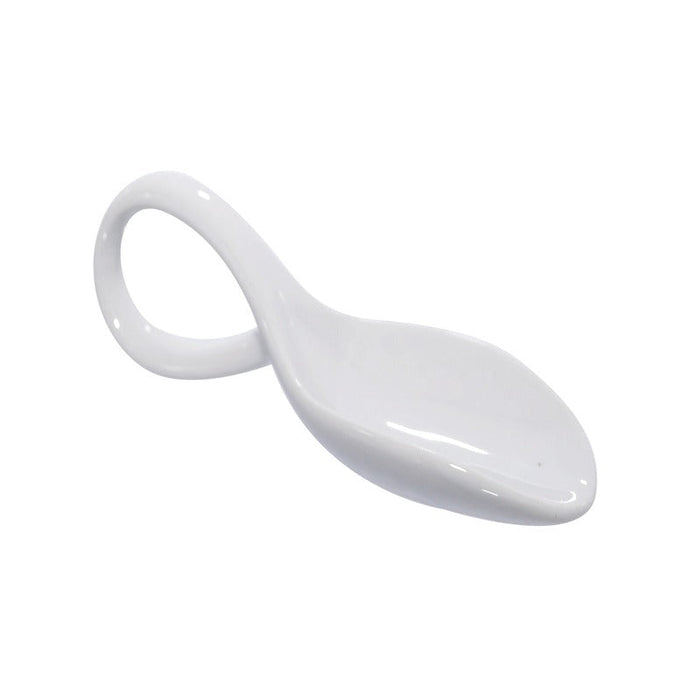Mini cuchara porcelana blanca 118x41mm A30mm - 24Uds